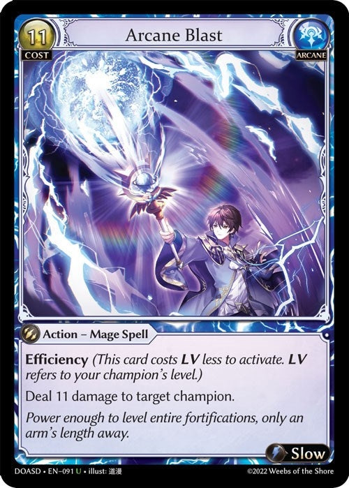 Image for Arcane Blast (091) (Dawn of Ashes Starter Decks) (DOASD) - Grand Archive TCG