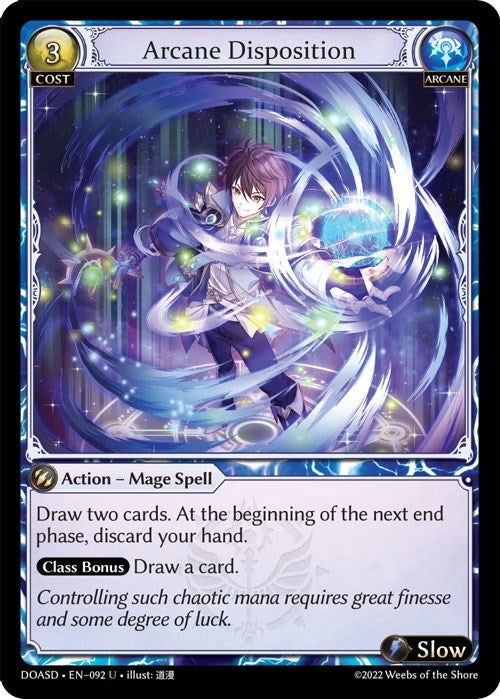 Image for Arcane Disposition (092) (Dawn of Ashes Starter Decks) (DOASD) - Grand Archive TCG