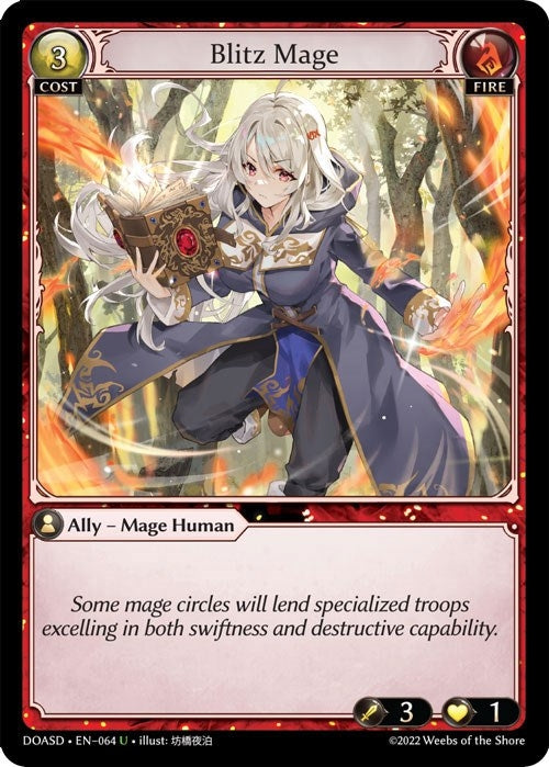 Image for Blitz Mage (064) (Dawn of Ashes Starter Decks) (DOASD) - Grand Archive TCG