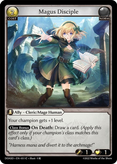 Image for Magus Disciple (051) (Dawn of Ashes Starter Decks) (DOASD) - Grand Archive TCG