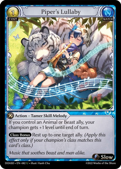Image for Piper's Lullaby (082) (Dawn of Ashes Starter Decks) (DOASD) - Grand Archive TCG