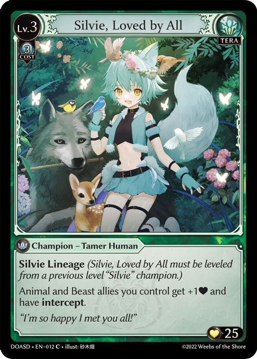 Image for Silvie, Loved by All (012) (Dawn of Ashes Starter Decks) (DOASD) - Grand Archive TCG
