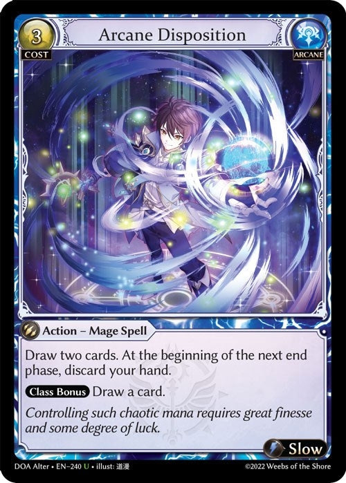Image for Arcane Disposition (240) (Dawn of Ashes Alter Edition) (DOA Alter) - Grand Archive TCG