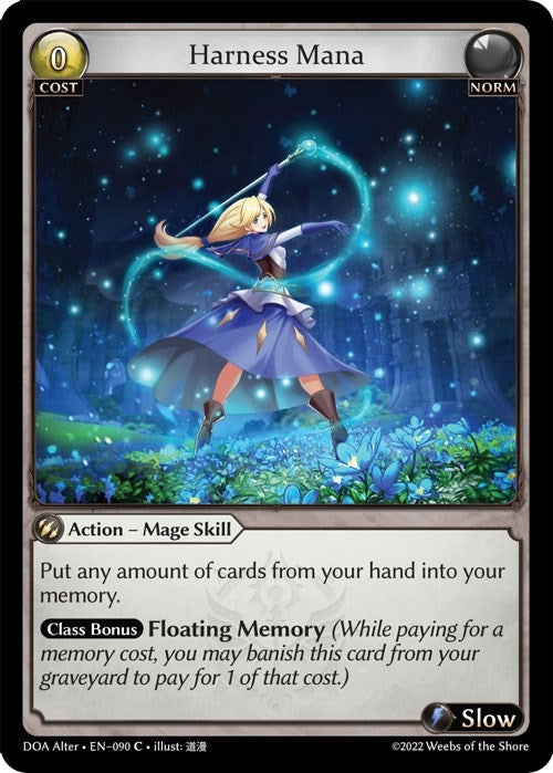 Image for Harness Mana (090) (Dawn of Ashes Alter Edition) (DOA Alter) - Grand Archive TCG
