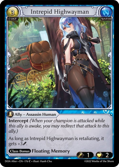 Image for Intrepid Highwayman (176) (Dawn of Ashes Alter Edition) (DOA Alter) - Grand Archive TCG