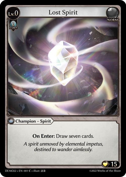 Image for Lost Spirit (001) (2022 Demo Deck) (DEMO22) - Grand Archive TCG