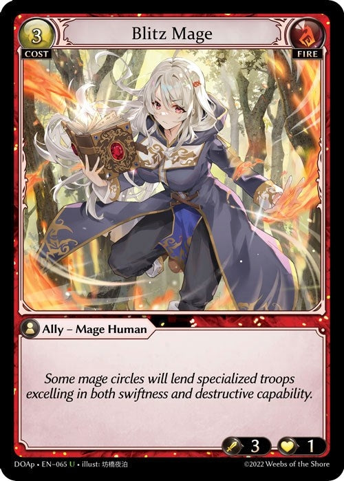 Image for Blitz Mage (065) (Dawn of Ashes Prelude) (DOAp) - Grand Archive TCG
