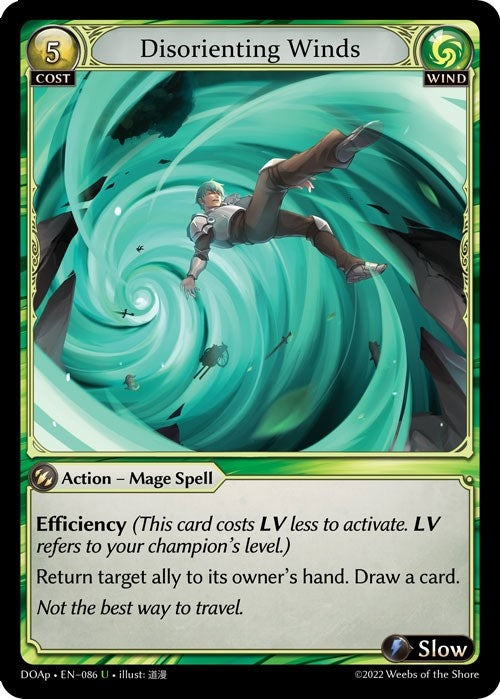 Image for Disorienting Winds (086) (Dawn of Ashes Prelude) (DOAp) - Grand Archive TCG
