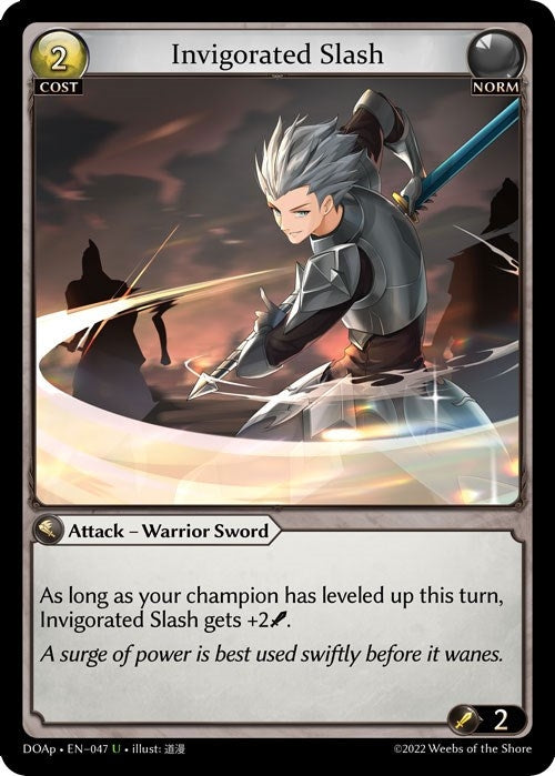 Image for Invigorated Slash (047) (Dawn of Ashes Prelude) (DOAp) - Grand Archive TCG