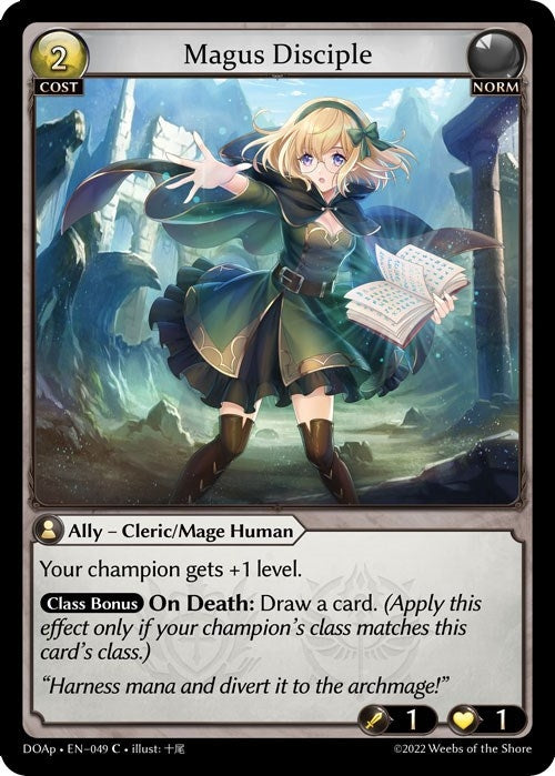 Image for Magus Disciple (049) (Dawn of Ashes Prelude) (DOAp) - Grand Archive TCG