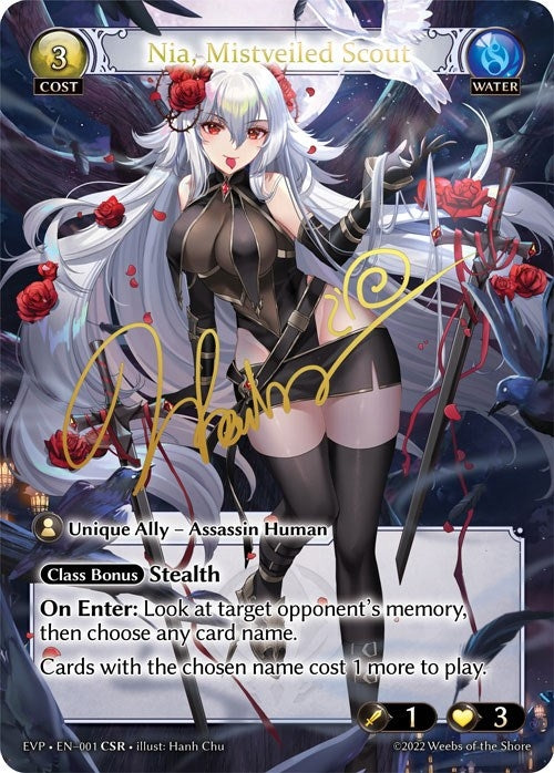 Image for Nia, Mistveiled Scout (001) (Dawn of Ashes Event Pack) (EVP) - Grand Archive TCG