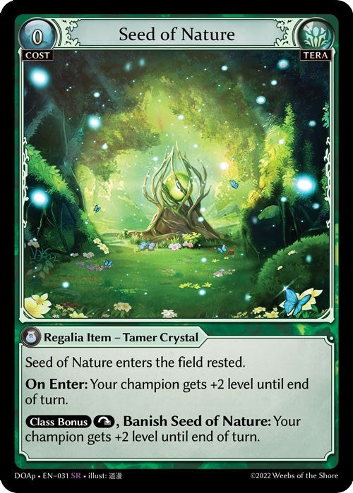 Image for Seed of Nature (031) (Dawn of Ashes Prelude) (DOAp) - Grand Archive TCG
