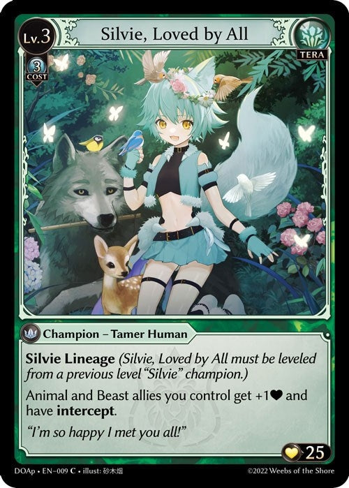 Image for Silvie, Loved by All (009) (Dawn of Ashes Prelude) (DOAp) - Grand Archive TCG