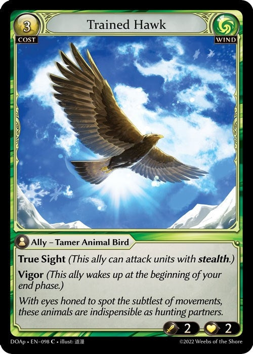 Image for Trained Hawk (098) (Dawn of Ashes Prelude) (DOAp) - Grand Archive TCG