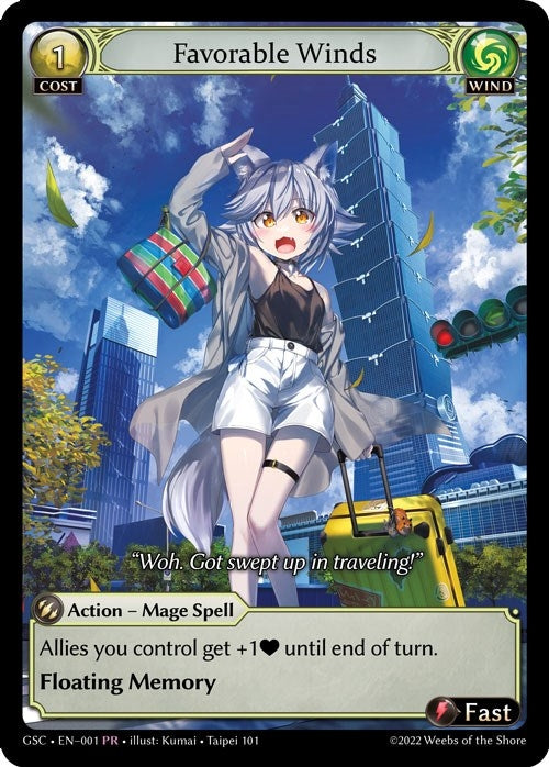 Image for Favorable Winds (001) (Promotional Cards) (P) - Grand Archive TCG