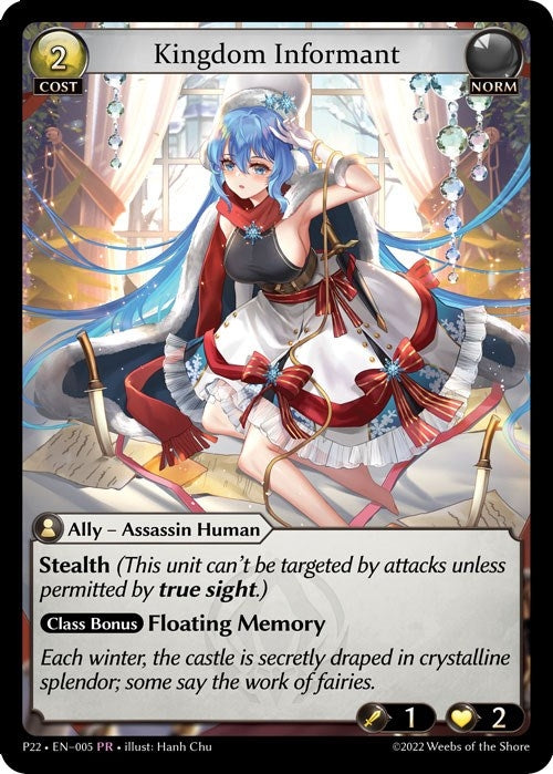 Image for Kingdom Informant (005) (Promotional Cards) (P) - Grand Archive TCG