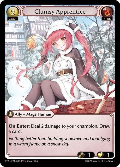 Image for Clumsy Apprentice (006) (Promotional Cards) (P) - Grand Archive TCG