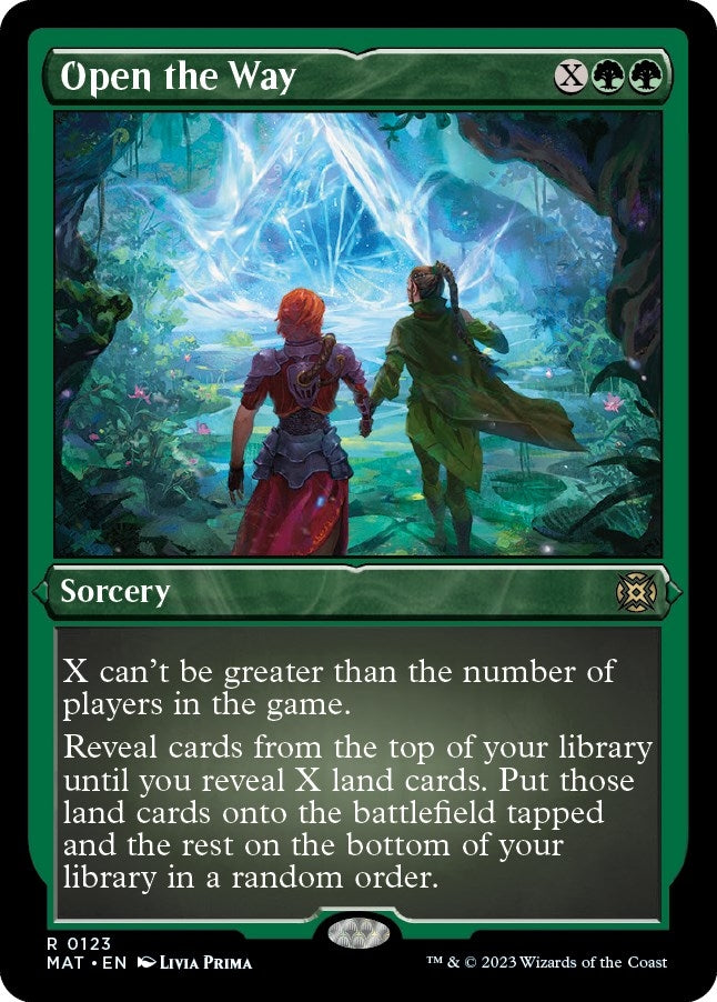 Open the Way (Foil Etched) (123) (March of the Machine: The Aftermath)