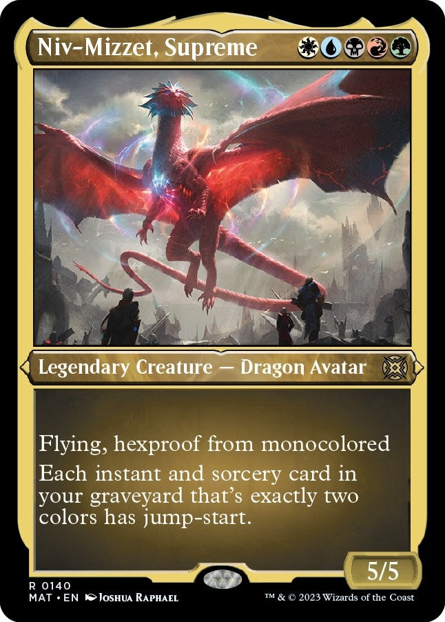 Niv-Mizzet, Supreme (Foil Etched) (140) (March of the Machine: The Aftermath)