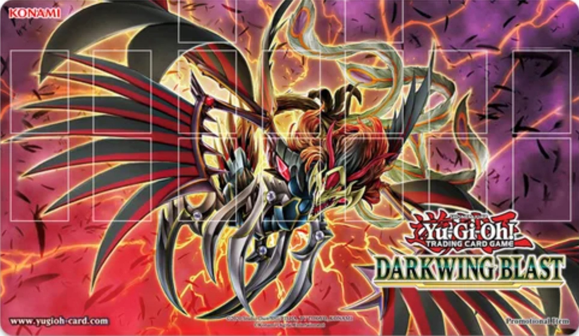 Image for Yu-Gi-Oh! Darkwing Blast Premiere! Game Mat - Black-Winged Assault Dragon - Playmats