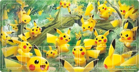 Image for Pokemon TCG: Pokemon Center Japan Exclusive Pikachu Forest Playmat - Playmats