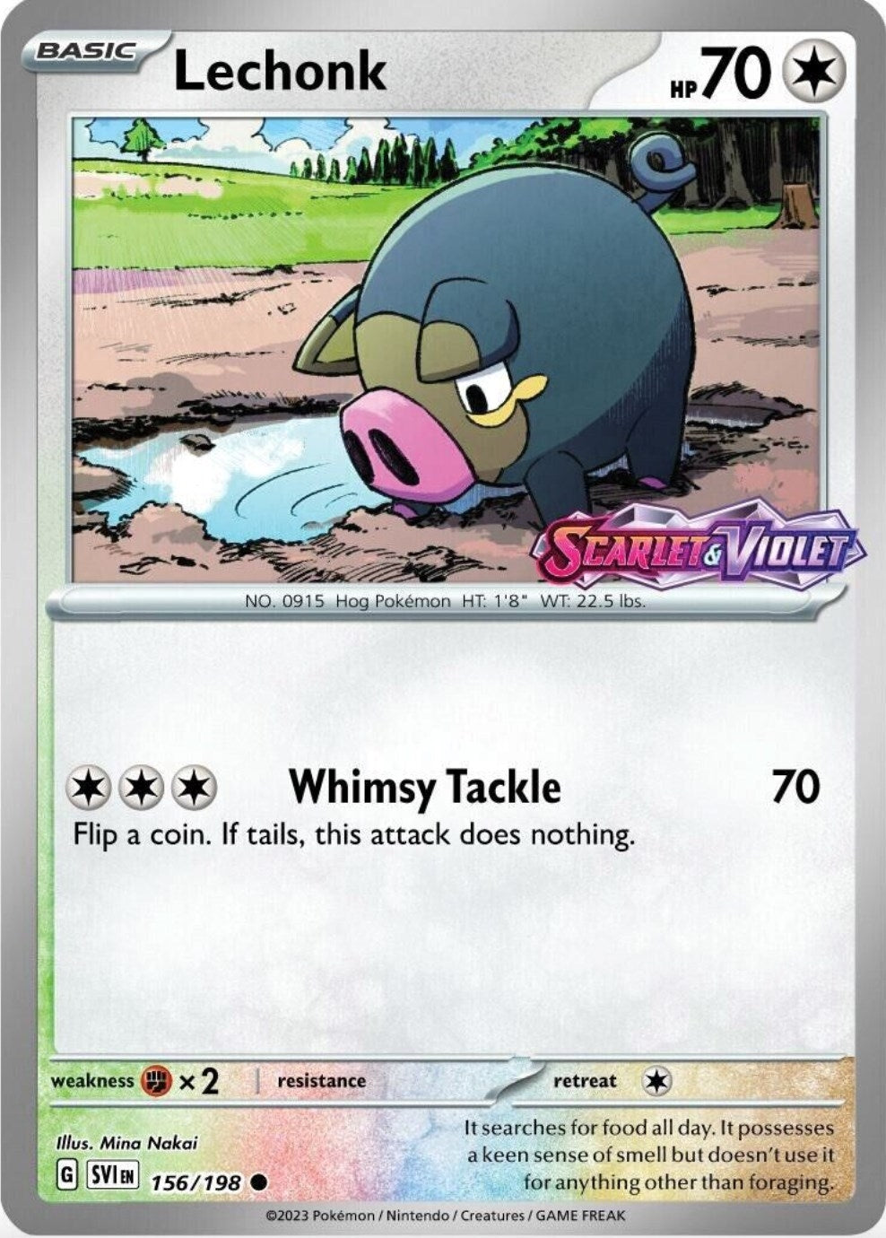 Image for Lechonk - 156/198 (Best Buy Exclusive) (156/198) (Miscellaneous Cards & Products) (MCAP) - Pokemon