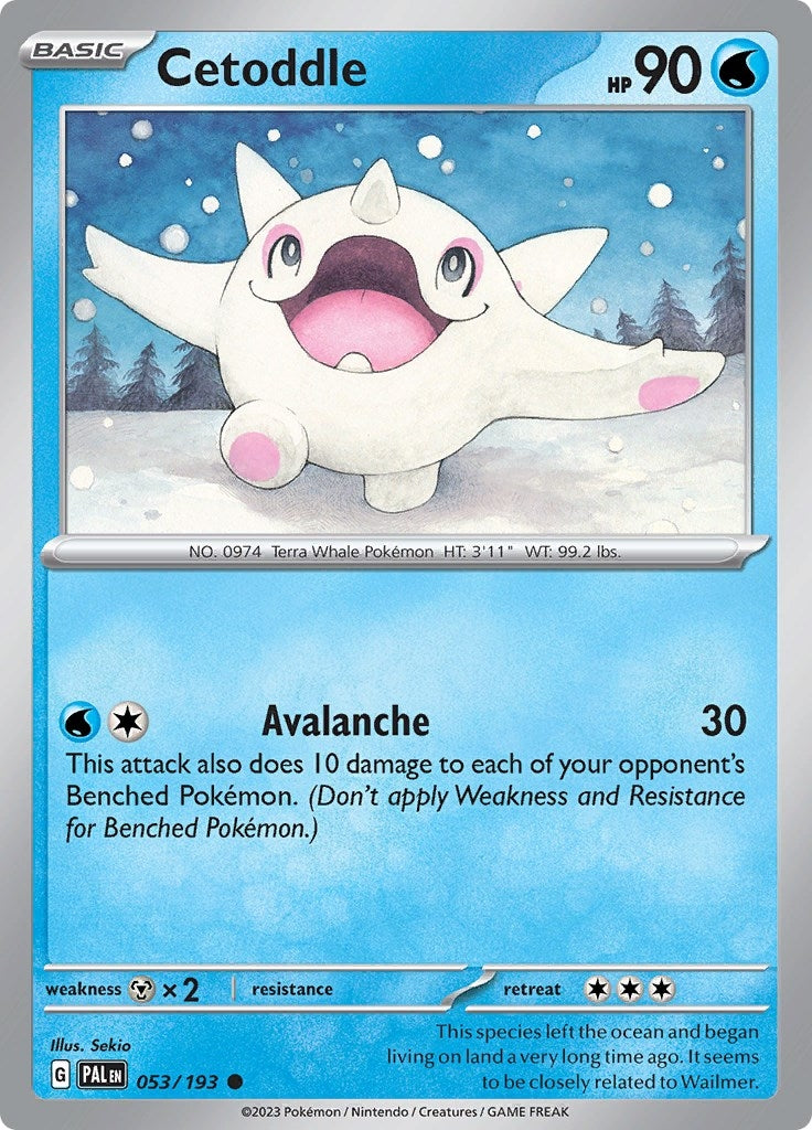 Image for Cetoddle (053/193) (SV02: Paldea Evolved) - Pokemon