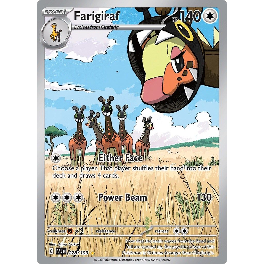 Image for Farigiraf (228/193) (SV02: Paldea Evolved) - Pokemon