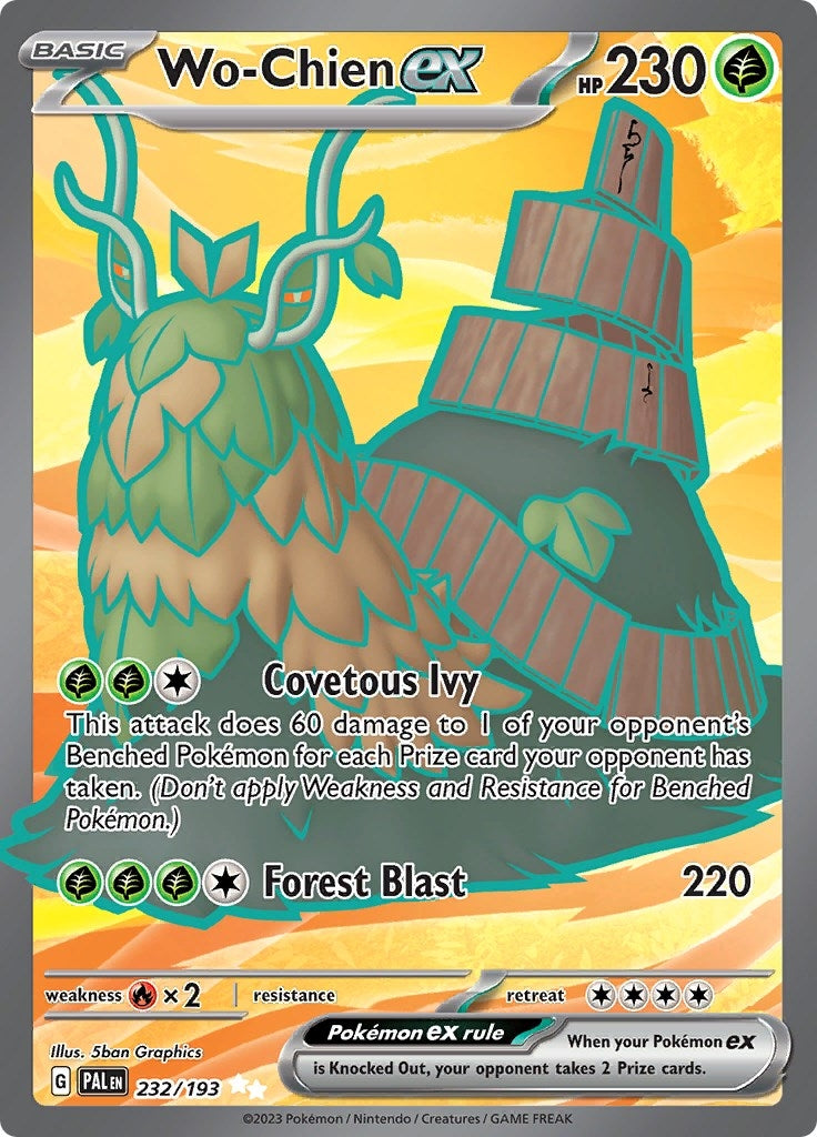Wo-Chien ex (232/193) (SV02: Paldea Evolved)