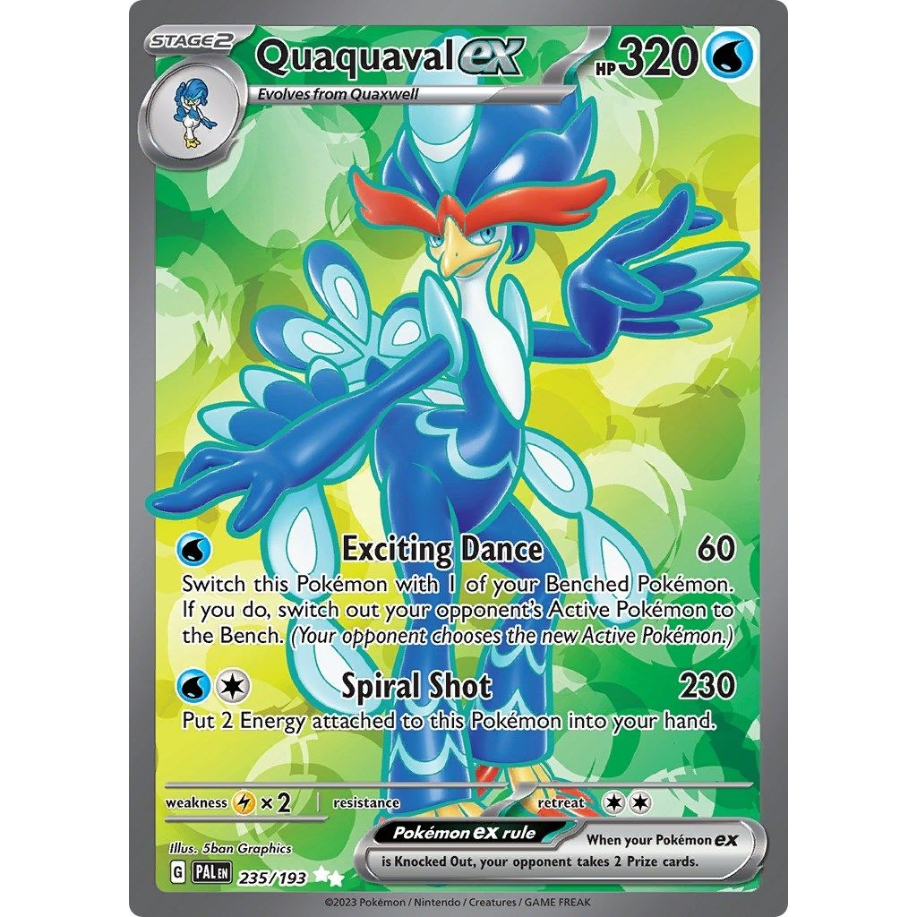 Quaquaval ex (235/193) (SV02: Paldea Evolved) - PokeBox USA