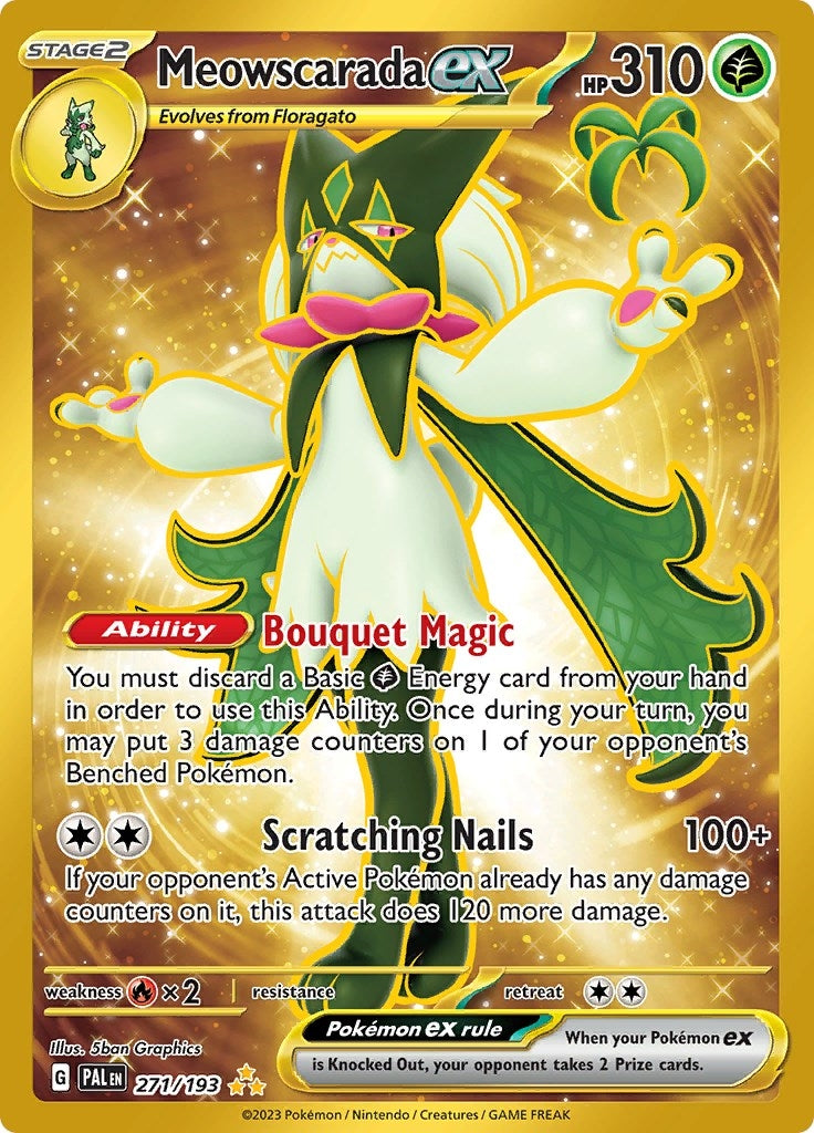 Image for Meowscarada ex (271/193) (SV02: Paldea Evolved) - Pokemon