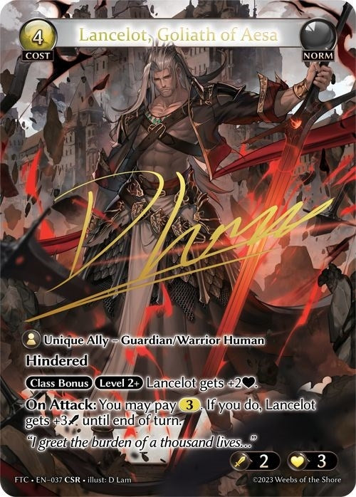 Lancelot, Goliath of Aesa (CSR) (037) (Fractured Crown)