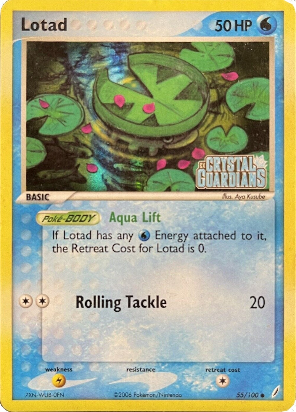 Image for Lotad - 055/100 (EX Crystal Guardians Reverse Holofoil) (55/100) (EX Crystal Guardians) (CG) - Pokemon