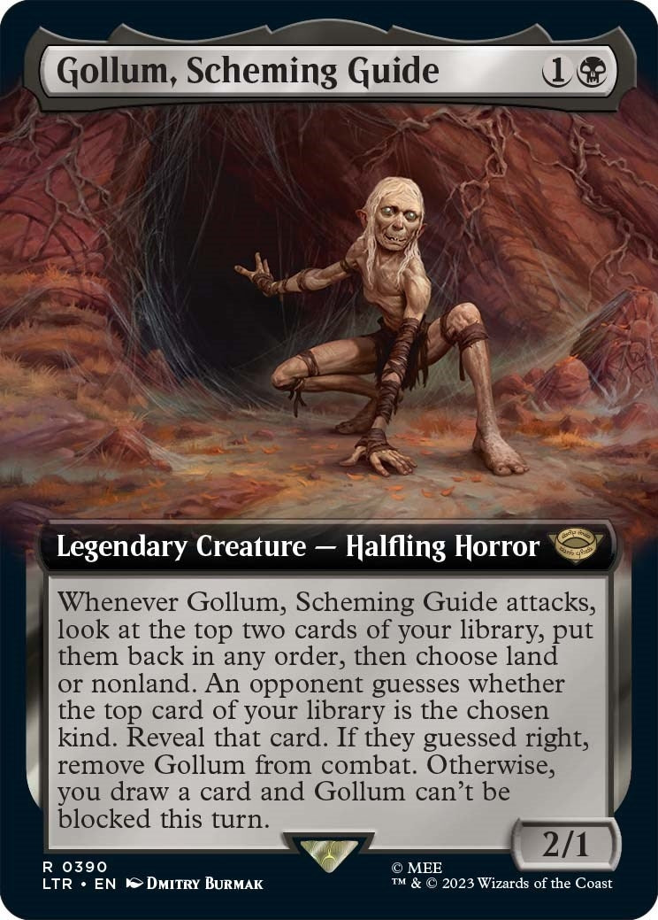 Gollum, Scheming Guide (Extended Art) (390) (Universes Beyond: The Lord of the Rings: Tales of Middle-earth) - PokeBox USA