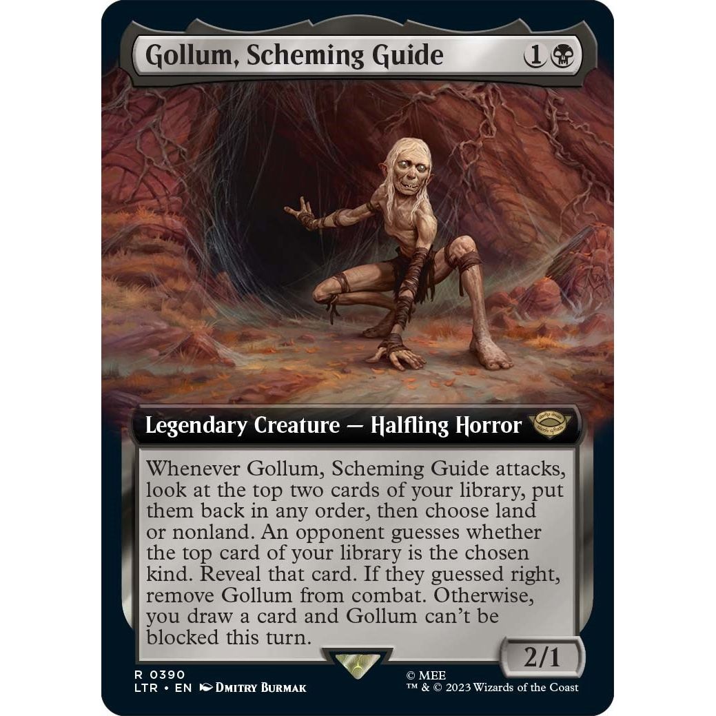 Gollum, Scheming Guide (Extended Art) (390) (Universes Beyond: The Lord of the Rings: Tales of Middle-earth) - PokeBox USA