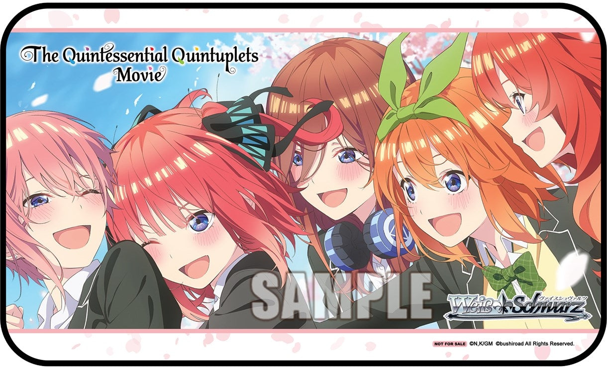 Image for Weiss Schwarz Preorder Stitched Playmat - The Quintessential Quintuplets Movie - Playmats