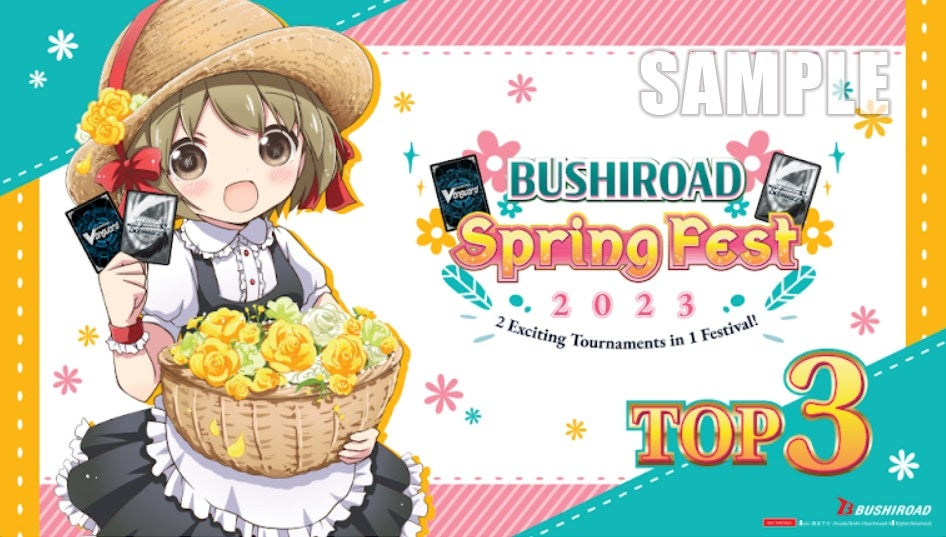 Image for Bushiroad Spring Fest 2023 Top 3 Playmat: Weiss Schwarz - Playmats