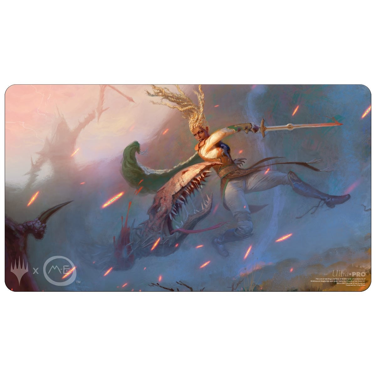 Image for The Lord of the Rings: Tales of Middle-earth Eowyn Standard Gaming Playmat for Magic: The Gathering - Playmats