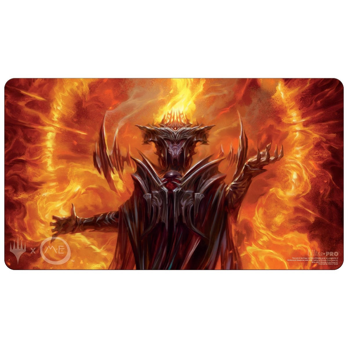 Image for The Lord of the Rings: Tales of Middle-earth Sauron (V2) Standard Gaming Playmat for Magic: The Gathering - Playmats