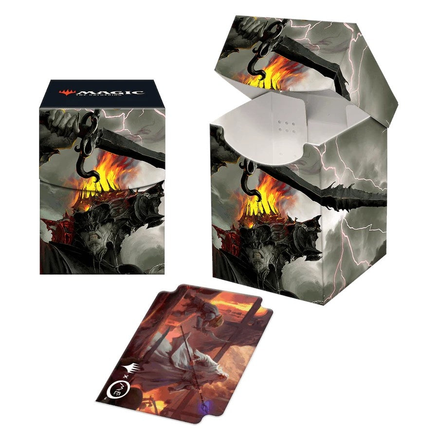 Image for The Lord of the Rings: Tales of Middle-earth Sauron (V1) 100+ Deck Box for Magic: The Gathering - Deck Boxes