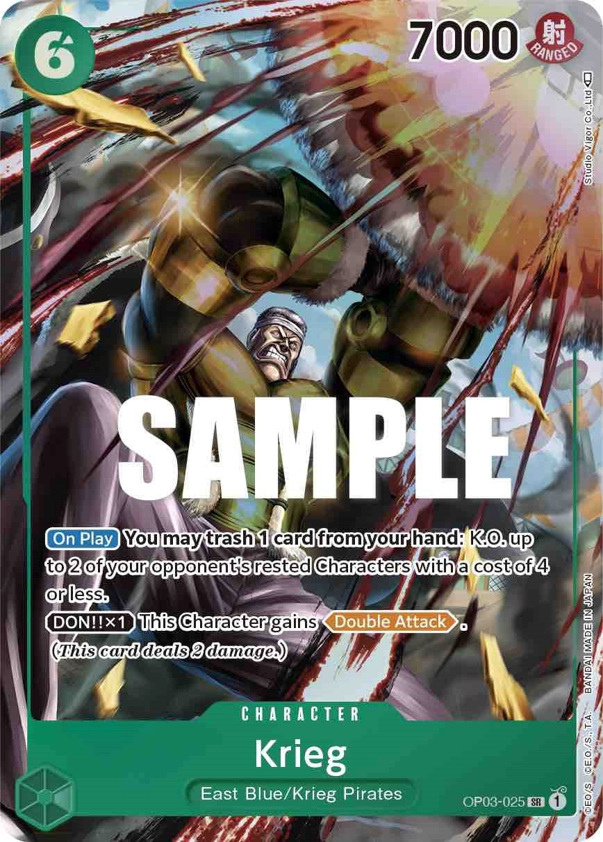 Image for Krieg (Alternate Art) (OP03-025) (Pillars of Strength) (OP03) - One Piece Card Game