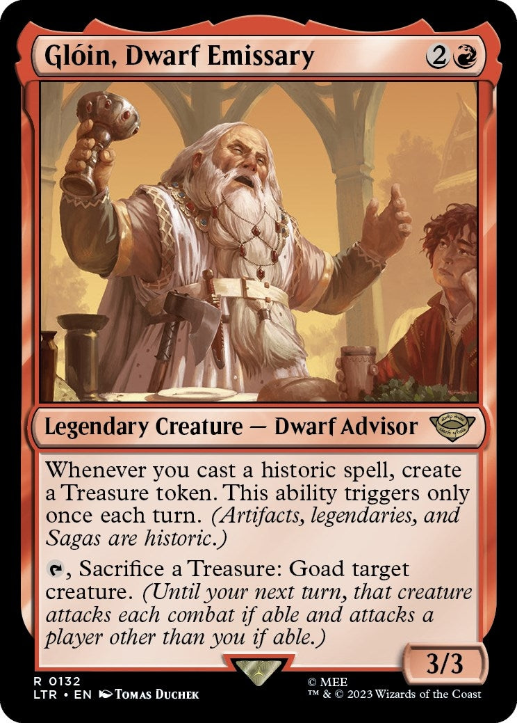 Gloin, Dwarf Emissary (132) (Universes Beyond: The Lord of the Rings: Tales of Middle-earth) - PokeBox USA