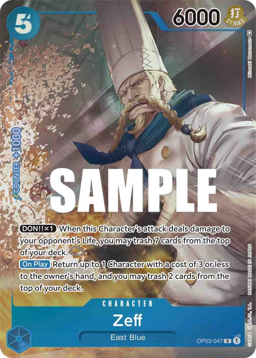 Image for Zeff (Alternate Art) (OP03-047) (Pillars of Strength) (OP03) - One Piece Card Game