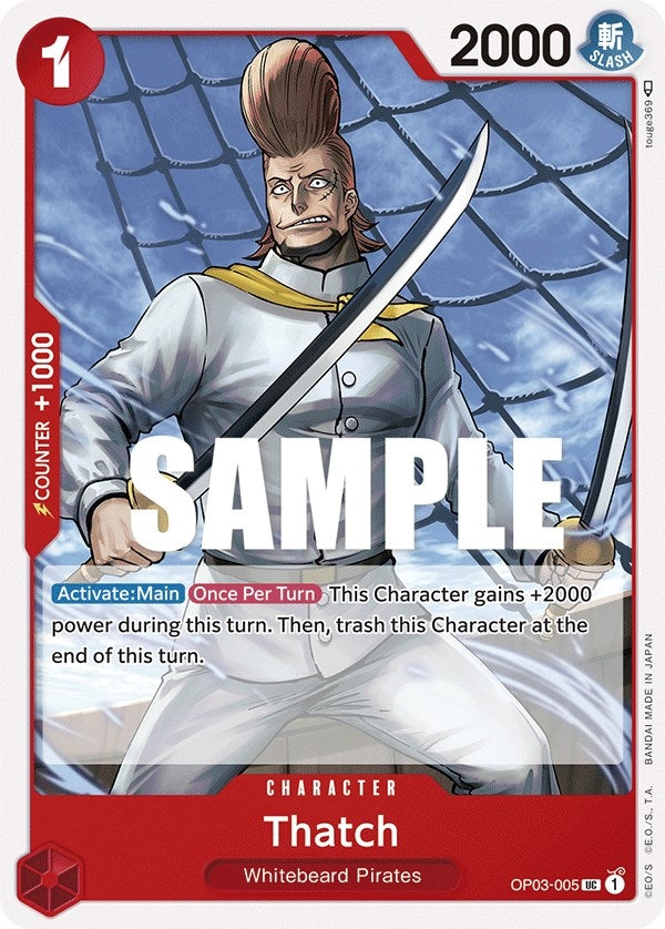 Image for Thatch (OP03-005) (Pillars of Strength) (OP03) - One Piece Card Game