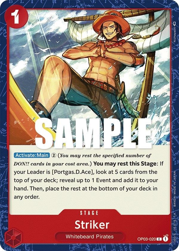 Image for Striker (OP03-020) (Pillars of Strength) (OP03) - One Piece Card Game