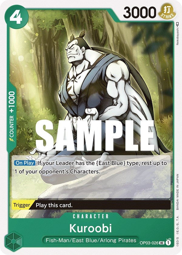 Image for Kuroobi (OP03-026) (Pillars of Strength) (OP03) - One Piece Card Game