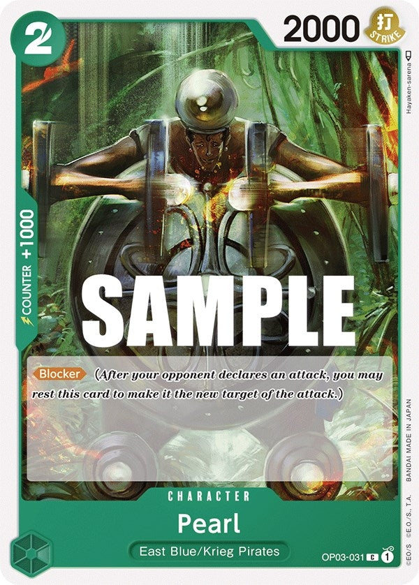 Image for Pearl (OP03-031) (Pillars of Strength) (OP03) - One Piece Card Game