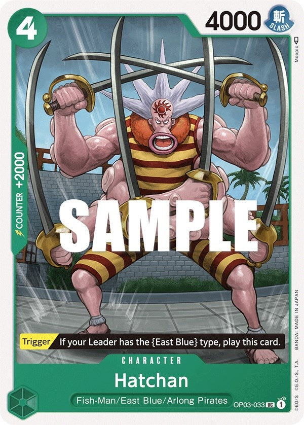 Image for Hatchan (OP03-033) (Pillars of Strength) (OP03) - One Piece Card Game