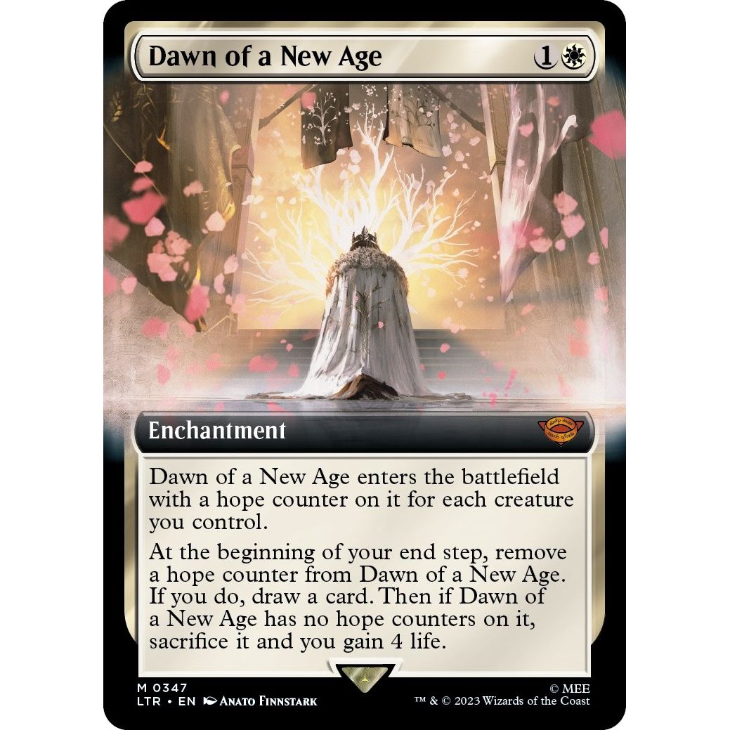 Dawn of a New Age (Extended Art) (347) (Universes Beyond: The Lord of the Rings: Tales of Middle-earth) - PokeBox USA