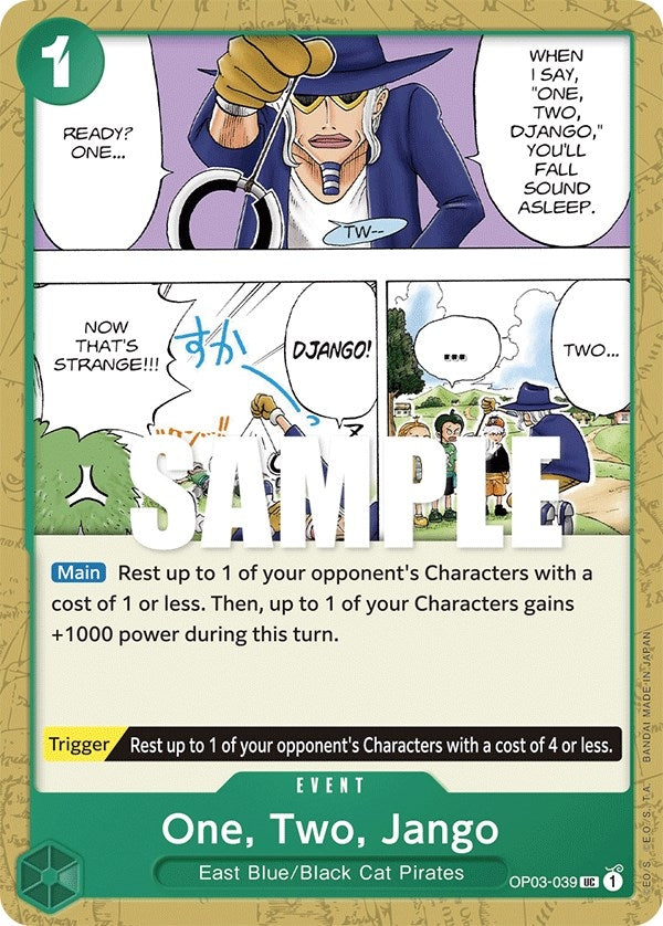 Image for One, Two, Jango (OP03-039) (Pillars of Strength) (OP03) - One Piece Card Game